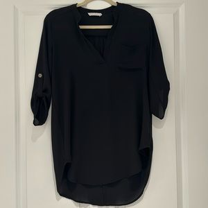 All in favor black tunic XS EUC